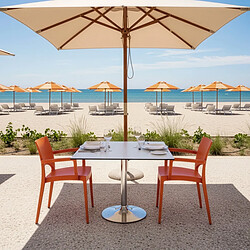 Grand Soleil Chaises Paris - Lot de 24 - Orange