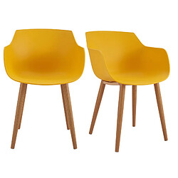 Moloo ANDREA Chaise Scandinave - Curry