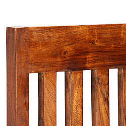 Avis Chaise à manger VidaXL - Finition miel