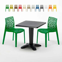 GRAND SOLEIL Table Patio Colorées Polypro