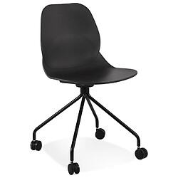 Alterego Chaise Bureau NADIA - Noir