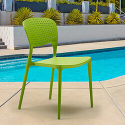 Ahd Amazing Home Design Chaise Garden Giulietta - Polypropylène Vert