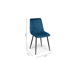 Idmarket MARKET MILA - Mix Bleu et Gris pas cher