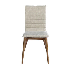 Angel Cerda Chaise en tissu gris