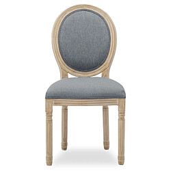 NC Chaises Louis XVI - Lot de 4 - Gris