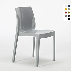GRAND SOLEIL Lot de 18 Chaises Ice - Gris