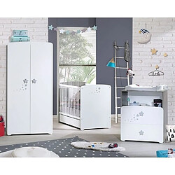 Baby Price Chambre bébé trio Nao blanc