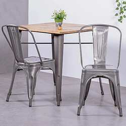 Nest Dream Chaise Bistro - Acier métallisé