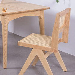 Nest Dream Chaise Compass Rotin et Frêne