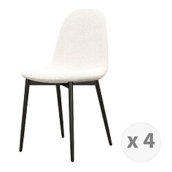 Moloo SALLY Chaise Bouclette Écru