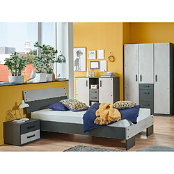 Pegane Chambre enfant complète - Graphite