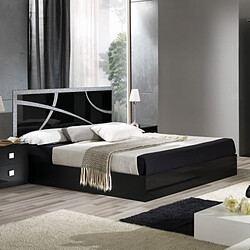 Dansmamaison Chambre adulte Noir/Argent - CROSS