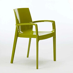 GRAND SOLEIL Chaise Cream - Anis vert