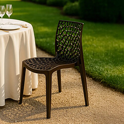 Grand Soleil Gruvyer Chaise - Marron