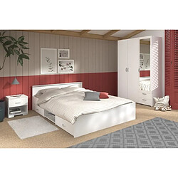 Parisot Chambre complète adulte - Blanc