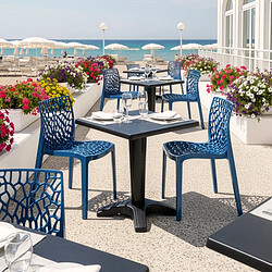 Grand Soleil Table Carrée et Chaises Patio