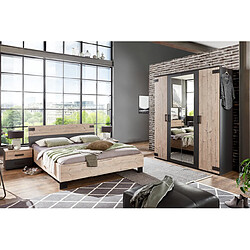 Pegane Chambre complète adulte - Chêne