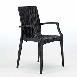 Grand Soleil Chaises de Jardin - Lot de 20 avec Accoudoirs