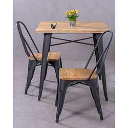 Nest Dream Chaises Bistro - Métal et Bois