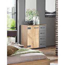 Pegane Chambre complète adulte - Chêne