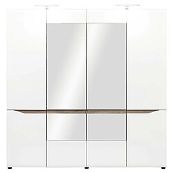 Dansmamaison Chambre Complète ONIEL Blanc/Chêne