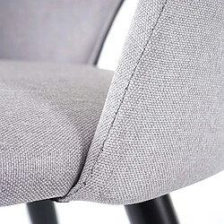 4x Chaises Decoshop26 - Gris pas cher