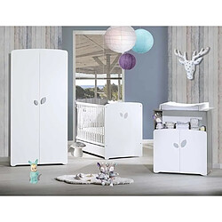 Baby Price Chambre Trio Bébé Leaf - Blanc
