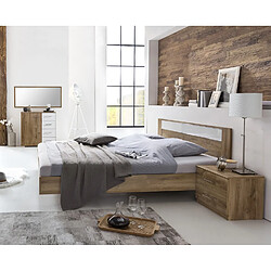 Pegane Chambre complète adulte - Blanc