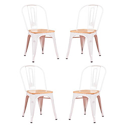 Nest Dream Lot de 4 chaises Bistro