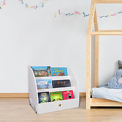 Mes Bibliothèque enfant - Blanc et gris