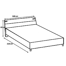 Acheter Pegane - Chambre complète adulte
