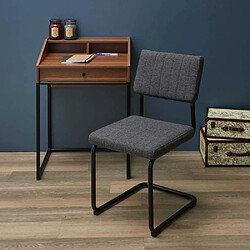 The Home Deco Factory the_home_deco_factory Chaises Alban - Gris Chiné