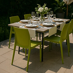 GRAND SOLEIL Chaise Rome - Anis Vert