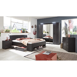 Pegane Chambre complète adulte - Gris foncé