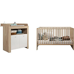 Trendteam Pia Duo chambre bébé - Blanc