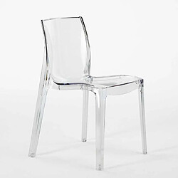 GRAND SOLEIL Lot 16 Chaises Femme Fatale - Transparent
