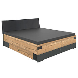 Pegane Chambre adulte complète - Chêne