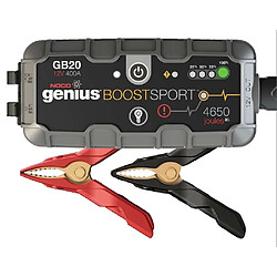 Noco Genius GB20 400A Booster batterie - 12V - Convient moteurs essence < 4L - Technologie anti-étincelles - LED