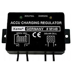 Kemo régulateur de charge solaire 12 V 6 A