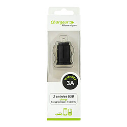 Acheter Avizar Chargeur Voiture Smartphone/Tablette 3A - Noir