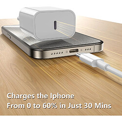 Little Boutik Chargeur Rapide 20W + USB-C pour iPhone 15