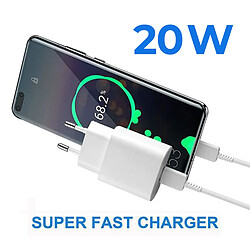 Visiodirect Samsung Galaxy S10 Chargeur Rapide 20W