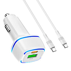 Chargeur voiture USB-C/USB - Little Boutik