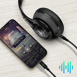 Belkin Câble Audio Lightning vers Jack 3,5mm Son Haute Qualité 90cm MFi Noir pas cher
