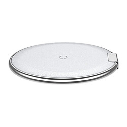 Acheter Chargeur Sans-Fil Ultra-Mince Qi Support Charge Rapide Base Smartphone Blanc YONIS