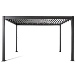 Bestmobilier Pergola bioclimatique - Anthracite pas cher