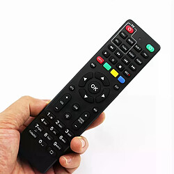 Décodeur TV satellite avec télécommande - Noir