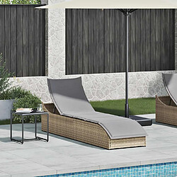 Chaise longue VidaXL - Beige