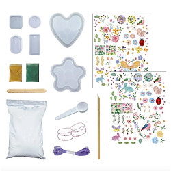 Juratoys-Janod Moulage jardin fleuri - 16 realisations