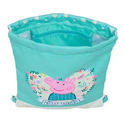 Avis Peppa Pig Sac à dos serré par des ficelles Pretty flowers - Jaune Menthe